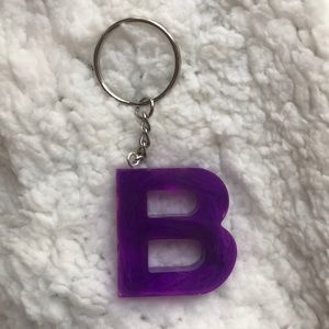 Letter B keychain!!